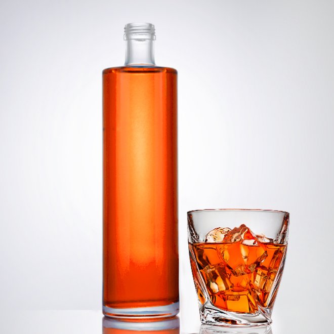 Whiskey Vodka Rum 500ml 700ml Different Spirit Glass Bottle