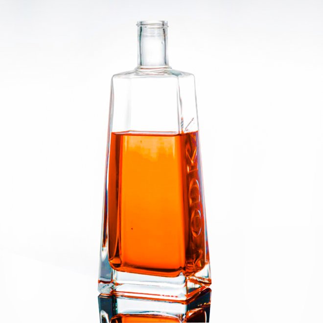 500ml 750ml Square Glass Bottles For Liquor