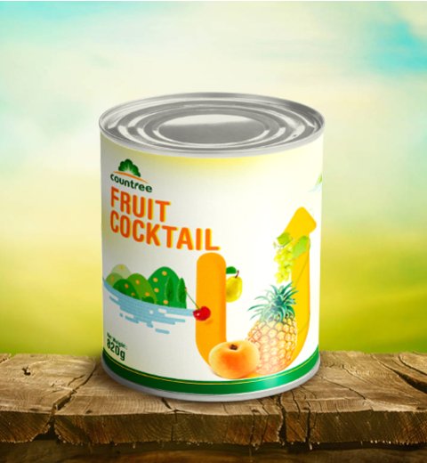 Fruit Cocktail in Tins