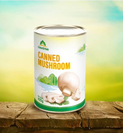 Mushroom in Tins