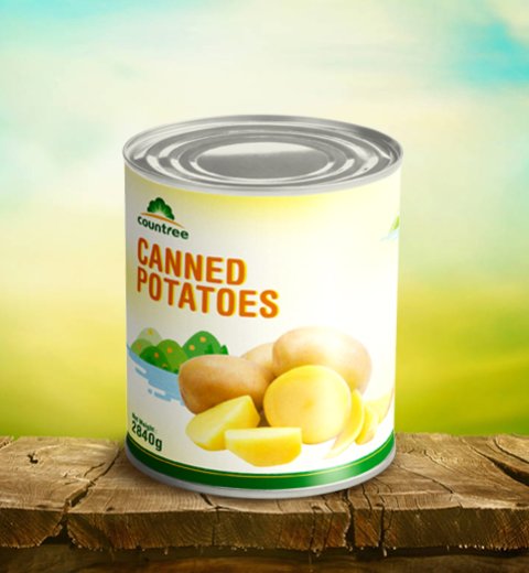 Potato in Tins