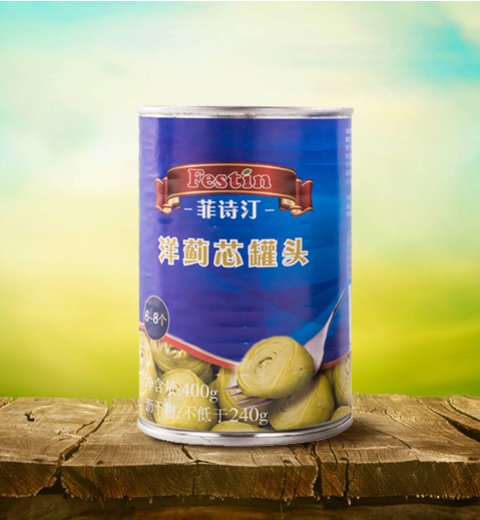 Imported canned artichoke core