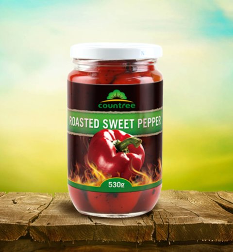 Sweet Pepper in Jars