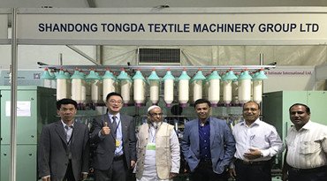 Tongda lauched new ring spinning frame in DTG 2017 Dhaka Bangladesh