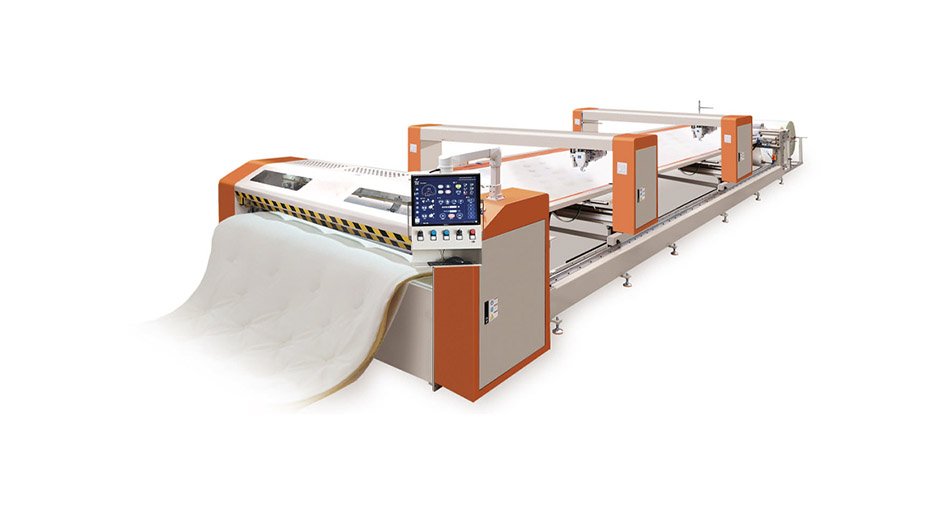 Computerized Double-beam Double-head Single Needle Quilting Machine TD-DZ-2L2T 