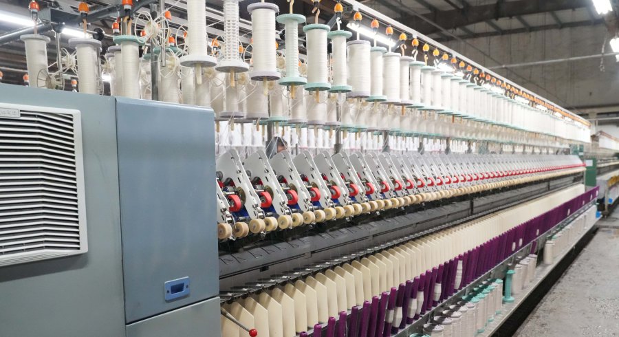 Flax wet spinning machine