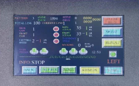 SEMI JACQUARD DISPLAY