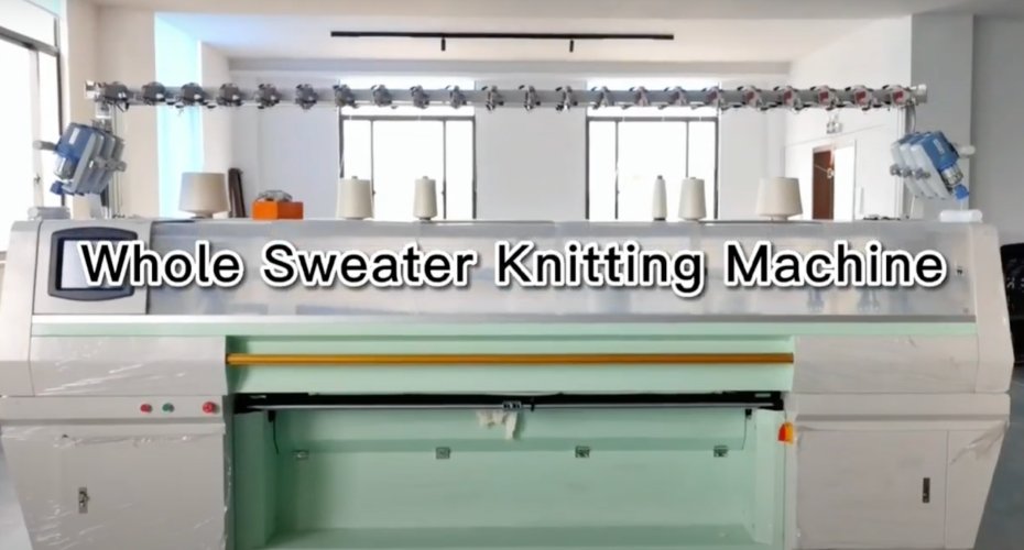 simple double system knitting machine