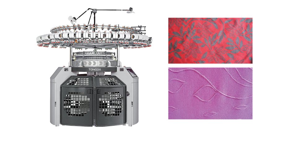 SINGLE COMPUTERIZED MESH JACQUARD KNITTING MACHINE