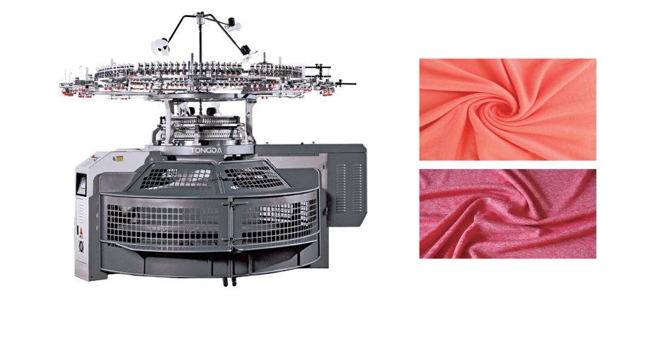 HIGH-SPEED 4 TRACKS SINGLE JERSEY OPEN WIDTH CIRCULAR KNITTING MACHINE