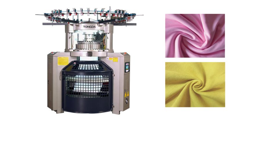 Jersey circular knitting machine