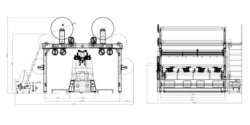 Digital High Speed Double Needle Bar Raschel Machine
