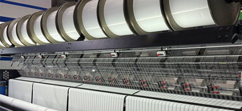 The algorithm of fabric, the soft technology—warp knitting machine