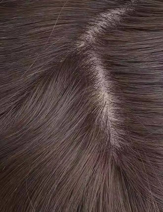 Silk Top All Human Hair Toupee For Men Male Wig