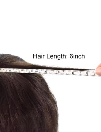 Q6 Style Human Hair Toupee For Men