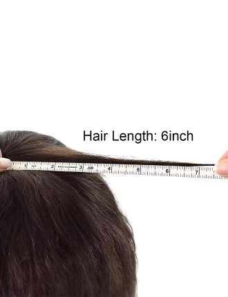 Q6 Style Human Hair Men’s Toupee Hair System