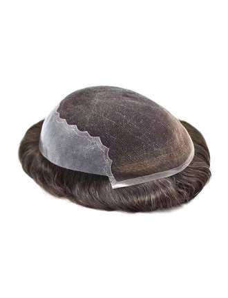 Q6 Style Human Hair Toupee For Men