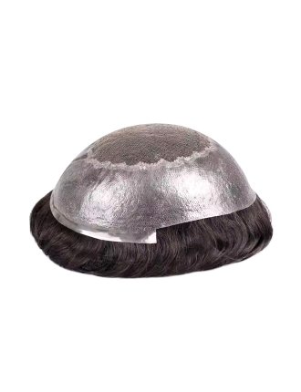 Lace With Poly Human Hair Toupee For Men Hair System