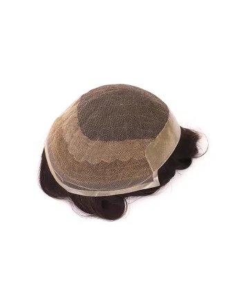 OCT Style Human Hair System Male Toupee