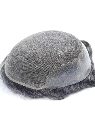 Q6 Style Human Hair Men’s Toupee Hair System