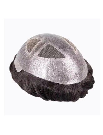Human Hair System Man Toupee Hair Patch