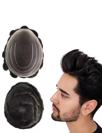 Human Hair Professional Hair Pieces For Men