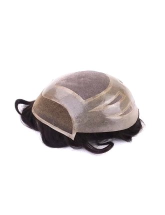 Versatile Human Hair Wig for Men Hair System