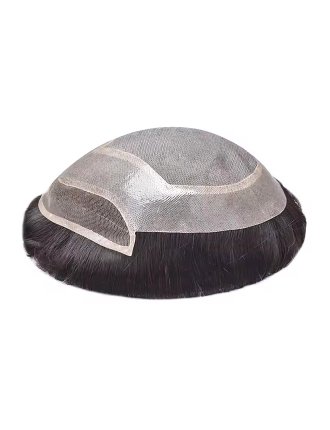 6x9" Human Hair Men Toupee Hair System