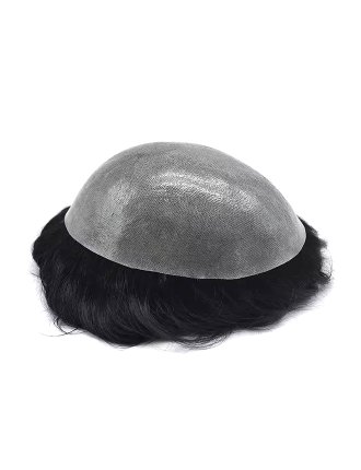 Thin Skin Human Hair Men Hairpiece