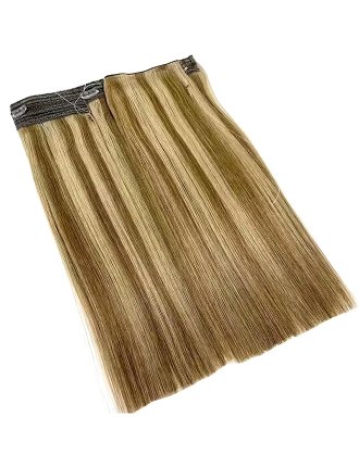 Clip In Halo Human Hair Extensions Real Hair