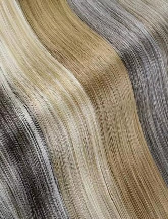 Double Drawn Machine Weft Hair Extensions Human Hair