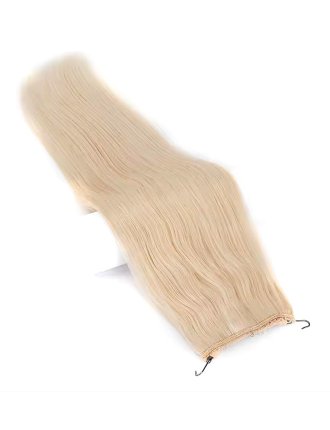 Straight Ponytail Human Hair Extensions Remy Hair