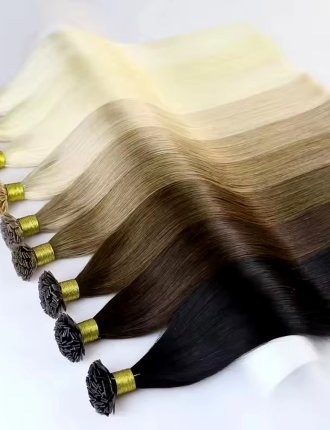 Flat Tip Remy Hair Extensions Human hair