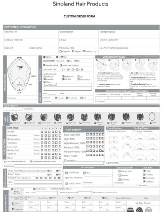 Customize A Hair System Now. 