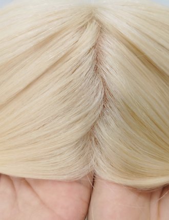 Clips In Remy Hair Topper