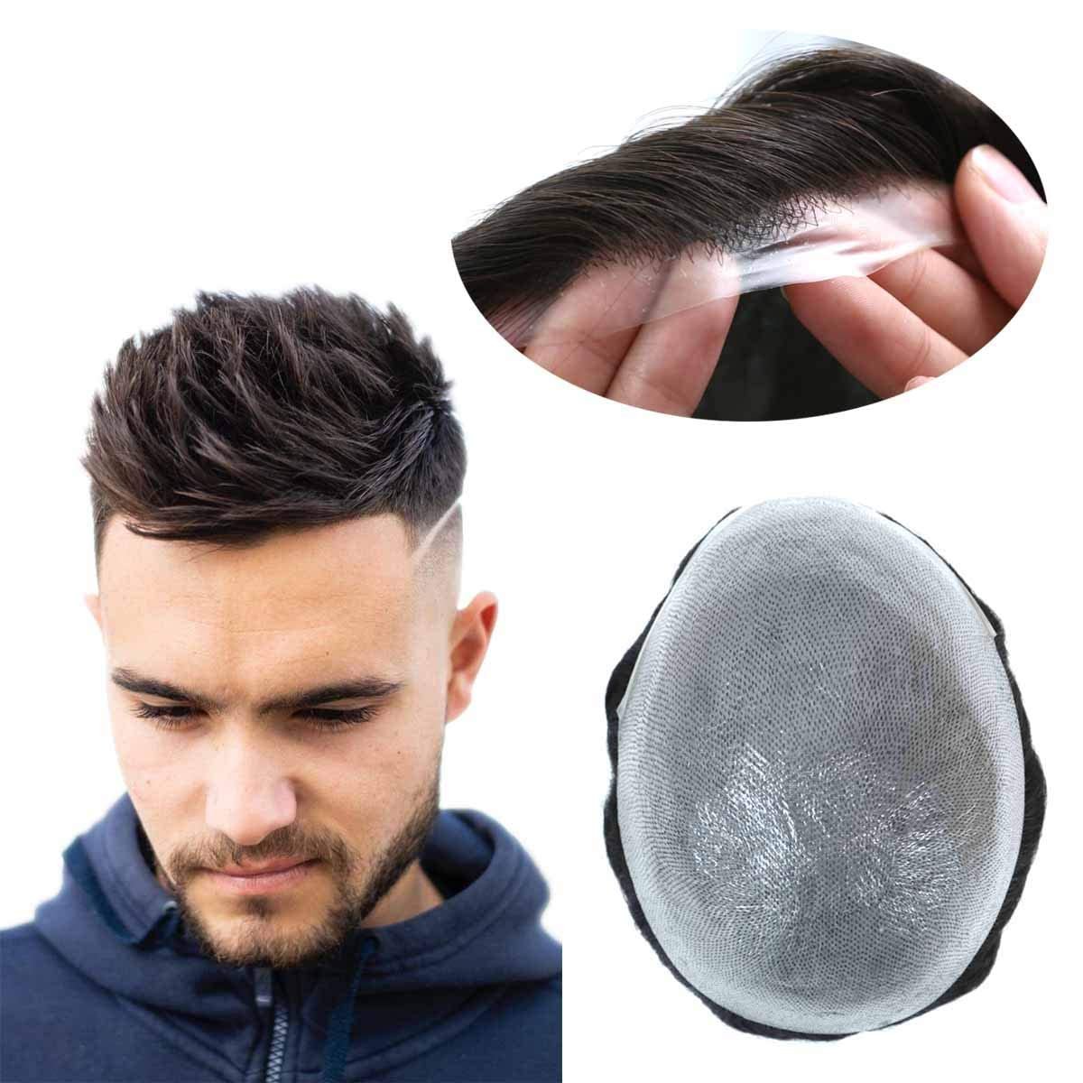 Thin skin hair system for men