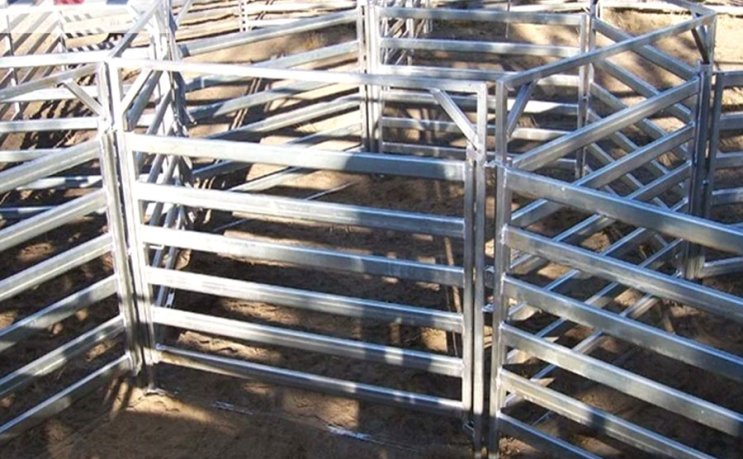 Livestock Fencing Galvanized Rural Steel Farm Gate