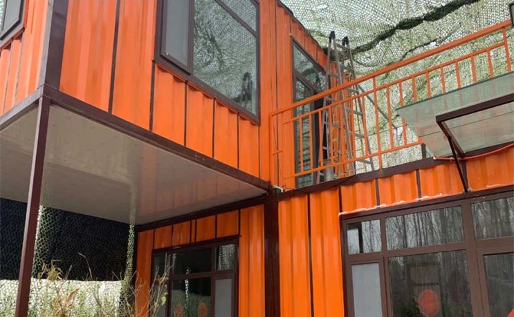Container House for Labor Camp with Kitchen