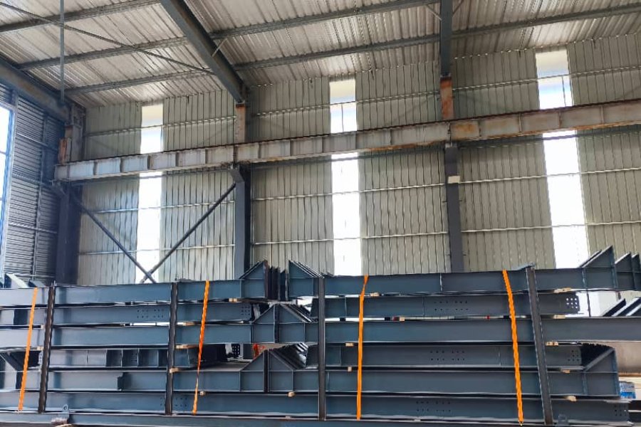 Steel Structure Project Completed on Schedule, Packed and Ready for Shipment