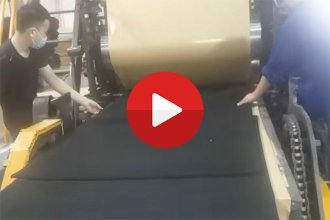 self adhesive foam sheet production video