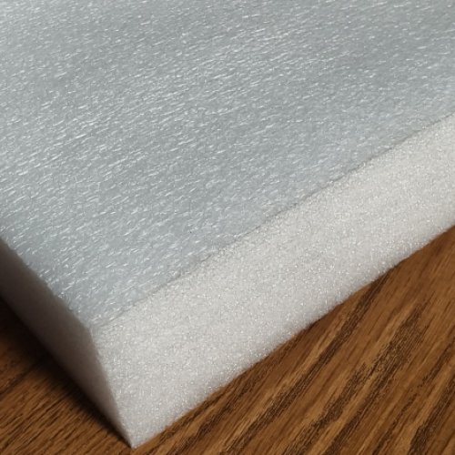 Laminated 18kg/m3 White EPE Foam Sheet