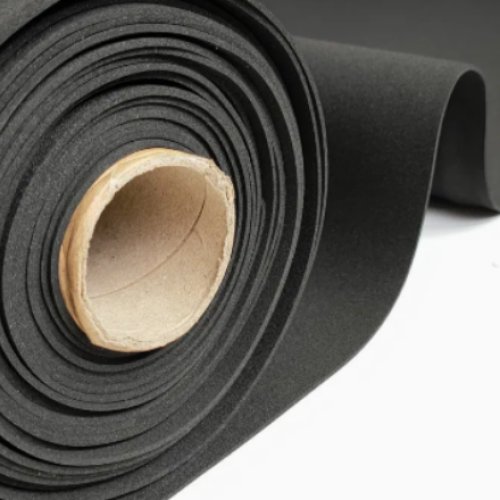 Black 160kg/m3 Density Neoprene Foam Sheet