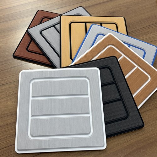 faux teak marine mat & pvc boat fender