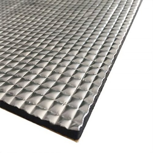 Thermal insulation rubber foam with aluminum foil