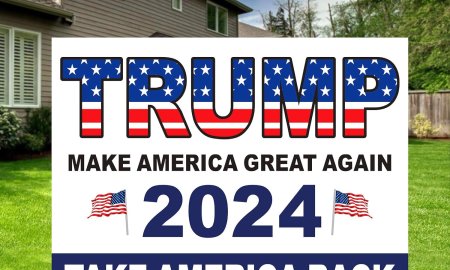 ドナルド・トランプ 庭の看板 2024