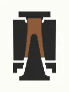 Plunger presses blank shape