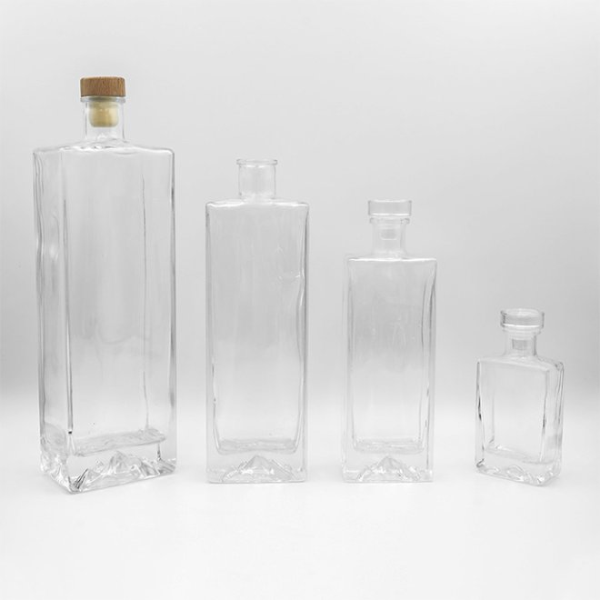 375ml 500ml 700ml 750ml Botellas de whisky espirituosas de apariencia sofisticada