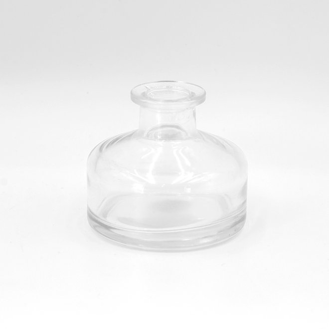 Botella de perfume de vidrio transparente de 30 ml, 50 ml y 100 ml