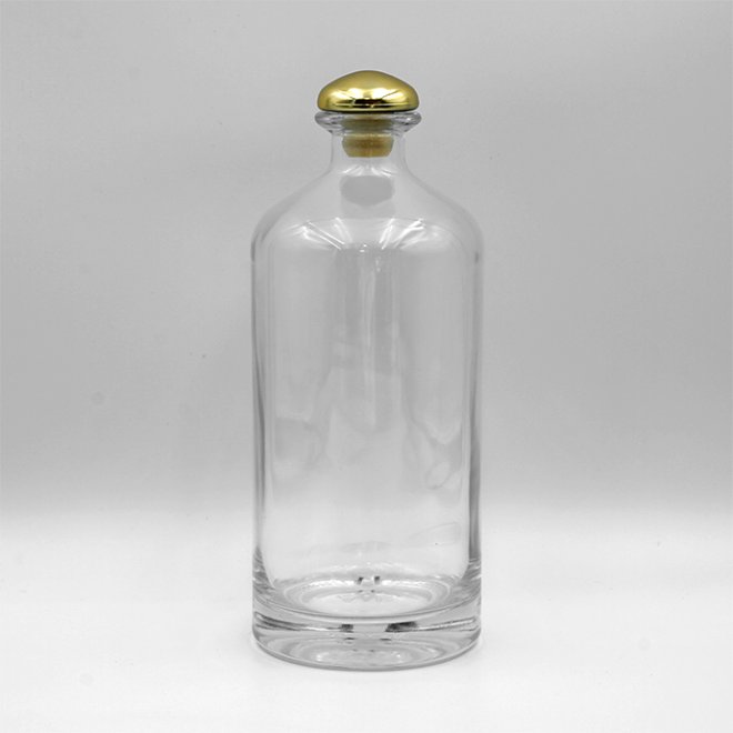 70 Botella de licor de copa de vino redonda de 750 ml
