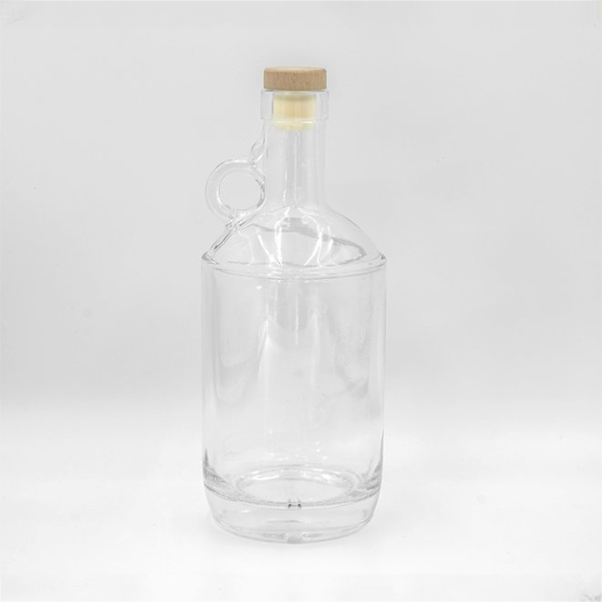 200ml 375ml 500ml 1000ml Botella de vidrio de vodka y licor